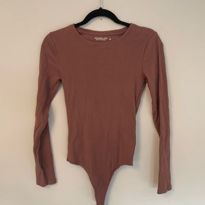 Brown bodysuit, Abercrombie size S